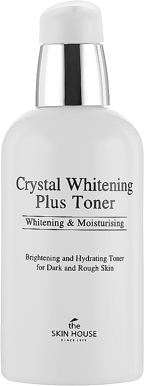 Aufhellendes und feuchtigkeitsspendendes Gesichtstonikum für hyperpigmentierte Haut - The Skin House Crystal Whitening Plus Toner — Bild N1