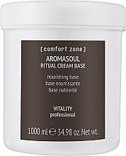 Düfte, Parfümerie und Kosmetik Nährende Gesichtscreme-Base - Comfort Zone Aromasoul Ritual Cream Base