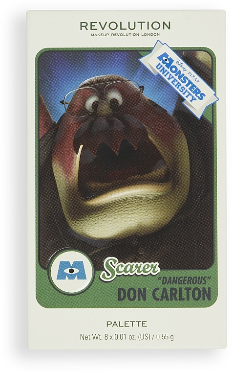 Lidschatten-Palette - Makeup Revolution X Monsters University Card Palette Don Carlton Scare — Bild N3