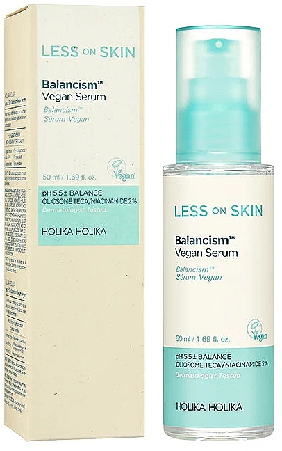 Gesichtsserum - Holika Holika Less On Skin Balancism Vegan Serum — Bild N2