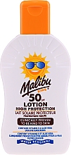 Wasserfeste Sonnenschutzlotion für Kinder SPF 50 - Malibu Sun Kids Lotion SPF50 — Bild N1