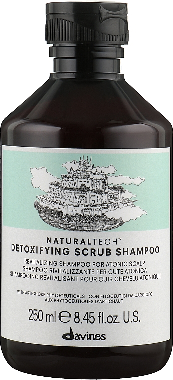 Entgiftendes und revitalisierendes Peeling-Shampoo mit Artischockenextrakt - Davines Detoxifying Shampoo — Foto N3