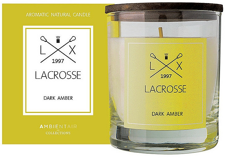Duftkerze - Ambientair Lacrosse Dark Amber Candle — Bild N1