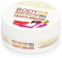 Düfte, Parfümerie und Kosmetik Sonnenschutzcreme-Butter mit schimmerndem Effekt SPF15 - Bodybe Body Butter Tanning Shimmer SPF15 Tahiti Melon