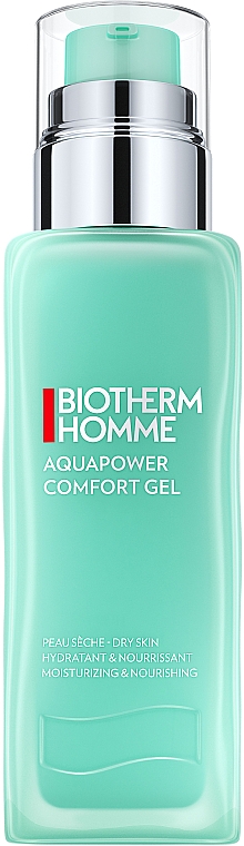 Feuchtigkeitsspendendes und nährendes Gel für trockene Gesichtshaut für Männer - Biotherm Homme Aquapower Comfort Gel — Bild N1