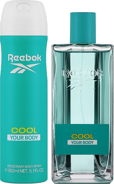Reebok Cool Your Body For Women - Duftset (Eau de Toilette 100ml + Deospray 150ml) — Bild N2