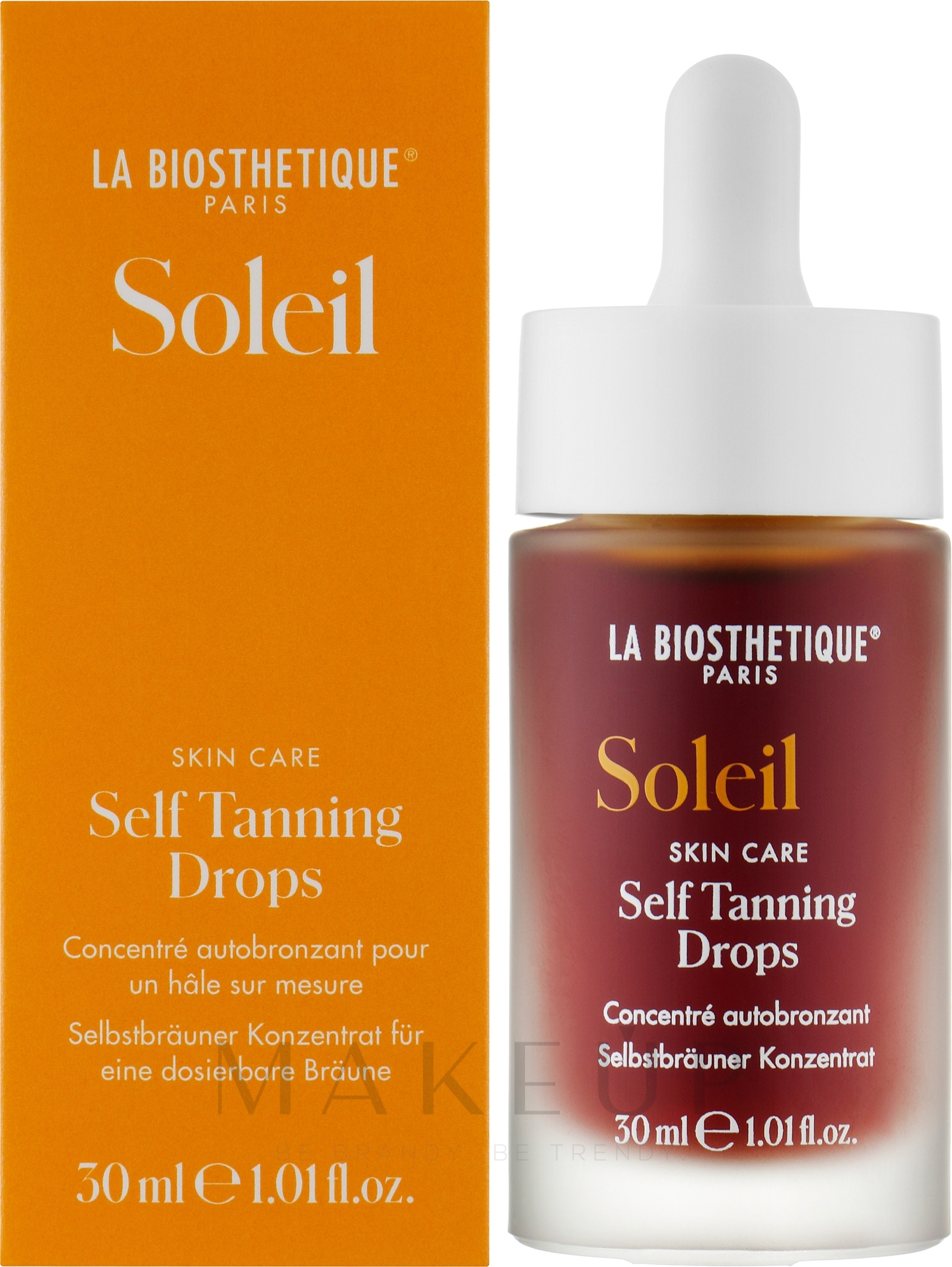 Tropfen-Konzentrat mit Selbstbräunungseffekt - La Biosthetique Soleil Self Tanning Drops — Bild 30 ml