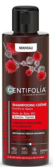 Creme-Shampoo mit Rizinusöl und Keratin - Centifolia Reparing Cream Shampoo — Bild N2