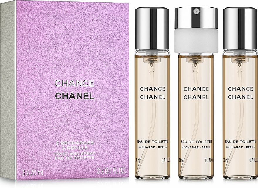 Chanel Chance - Eau de Toilette (3x20ml Refill) — Foto N1