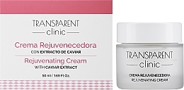 Verjüngende Gesichtscreme mit Kaviarextrakt - Transparent Clinic Crema Rejuvenecedora — Bild N2