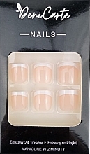 Fußnägelspitzen, 24 Stück - Deni Carte Nails 9911 — Bild N1