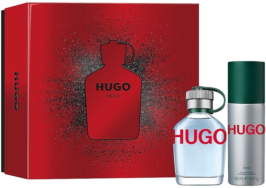 HUGO Man - Duftset (Eau de Toilette 75ml + Deospray 150ml) — Bild N2