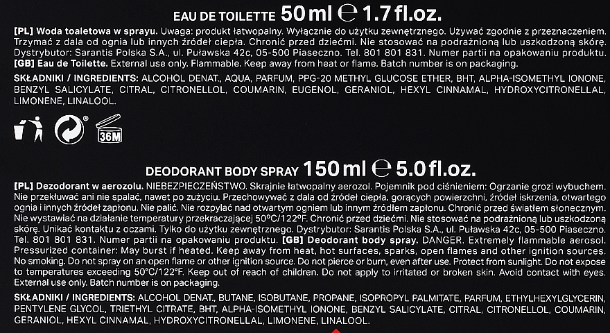 STR8 Red Code - Duftset (Eau de Toilette 50ml + Deospray 150ml) — Bild N3