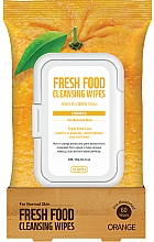 Düfte, Parfümerie und Kosmetik Gesichtsreinigungstücher mit Orangenduft - Superfood For Skin Fresh Food Facial Cleansing Wipes