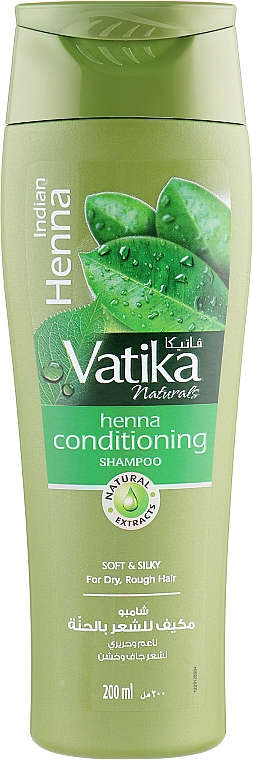 Shampoo mit Henna für trockenes und geschädigtes Haar - Dabur Vatika Henna Shampoo — Bild N3