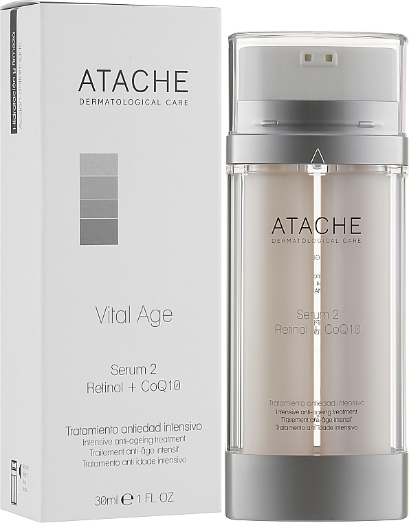 Intensives Anti-Aging Gesichtsserum mit Retinol und Coenzym Q10 - Atache Retinol Vital Age Serum 2 Intensive Anti-Aging — Bild N2