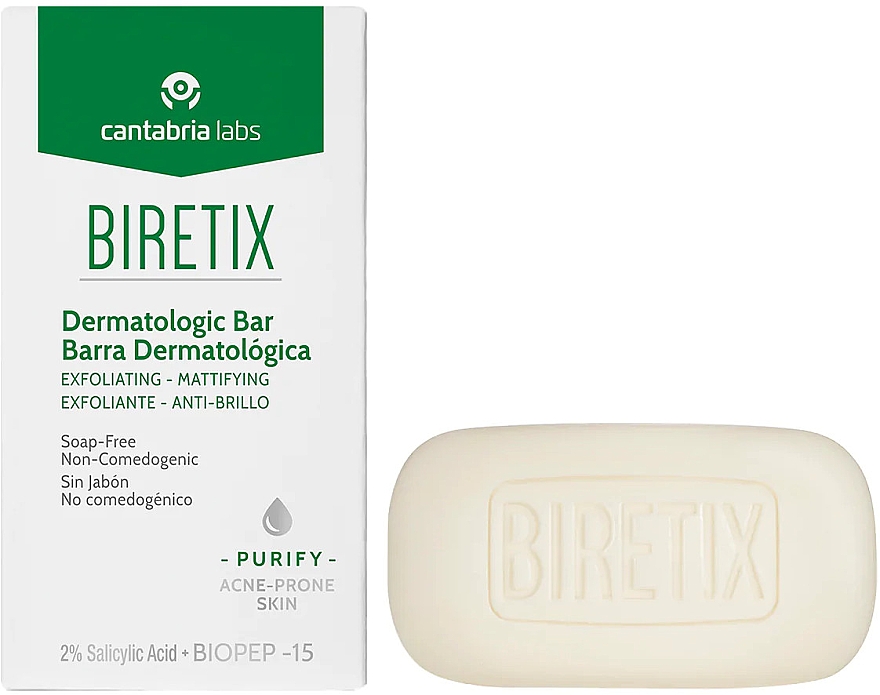 Dermatologische Seife für Gesicht und Körper - Cantabria Labs Biretix Dermatologic Bar — Bild N1