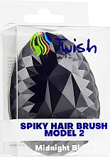 Entwirrbürste schwarz-grün - Twish Spiky Hair Brush Model 2 Midnight Black — Bild N2
