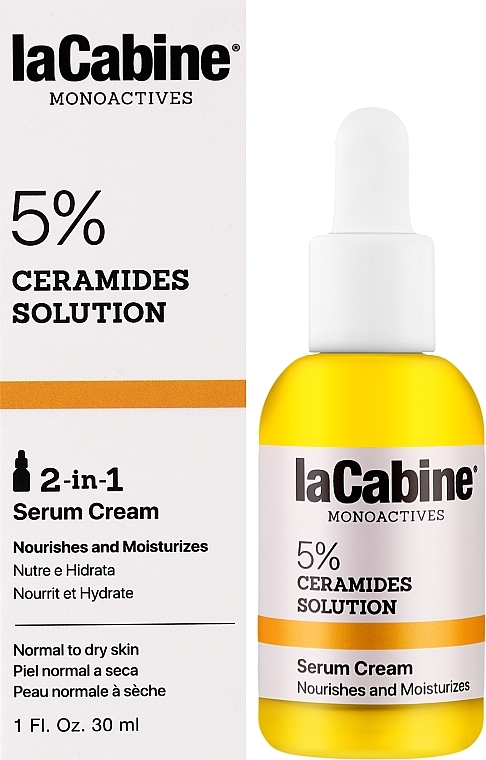 Creme-Serum für das Gesicht - La Cabine Monoactives 5% Ceramides Solution Serum Cream — Bild N2