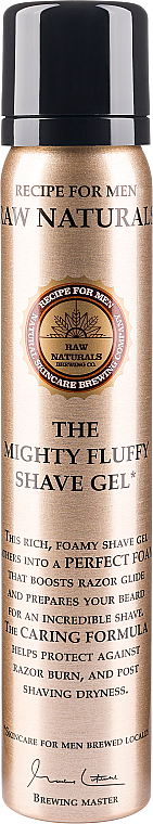 Rasiergel - Recipe For Men RAW Naturals The Mighty Fluffy Shave Gel — Bild N1