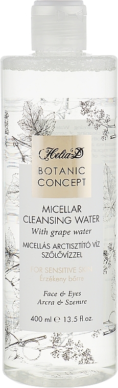 Mizellenwasser mit Traubenwasser - Helia-D Botanic Micellar Water  — Bild N2