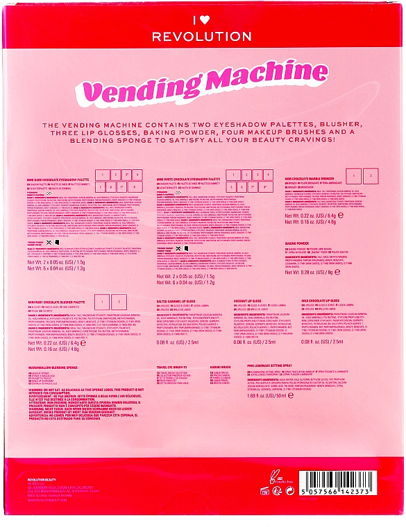 Make-up Set - I Heart Revolution Vending Machine  — Bild N3