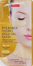 Düfte, Parfümerie und Kosmetik Hydrogel Patches für den Augen- und Halsbereich mit Nano-Gold - Purederm Eye & Neck Hydrogold Gel
