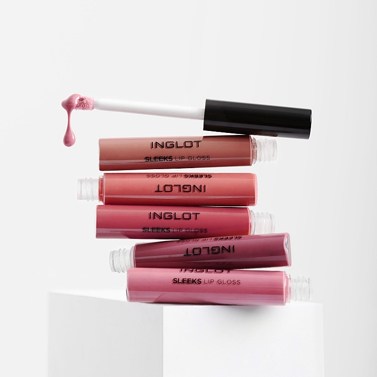 Lipgloss - Inglot Sleeks Lip Gloss Cream  — Bild N3