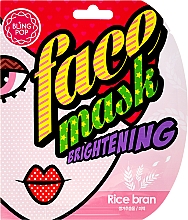Düfte, Parfümerie und Kosmetik Aufhellende Gesichtsmaske mit Reiskleie-Extrakt - Bling Pop Rice Bran Brightening Face Mask