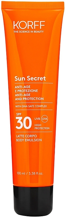 Anti-Aging-Körperlotion SPF 30 - Korff Protective and Anti-Age Sun Lotion SPF30 — Bild N1