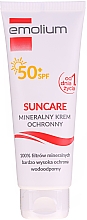 Mineralische Sonnenschutzcreme für Kinder und Babys SPF 50+ - Emolium Suncare Cream Mineral SPF 50+ — Bild N3