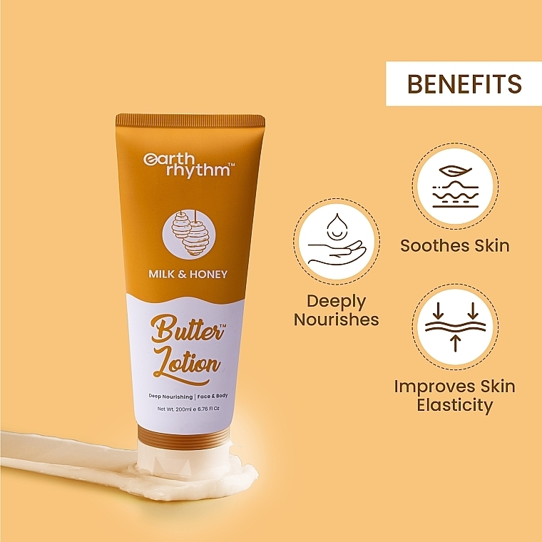 Körperlotion mit Milch und Honig - Earth Rhythm Milk & Honey Butter Lotion — Bild N3