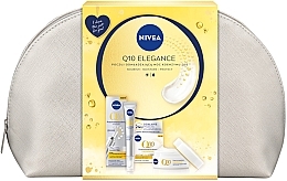 Gesichtspflegeset - NIVEA Q10 Elegance (Gesichtscreme 50ml + Filler 15ml + Kosmetiktasche 1 St.) — Bild N1
