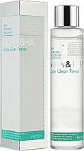 Düfte, Parfümerie und Kosmetik Tägliches Gesichtsrenigungstonikum mit AHA- und BHA-Säure - Mizon AHA & BHA Daily Clean Toner