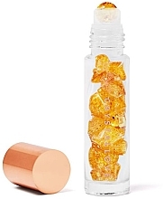 Düfte, Parfümerie und Kosmetik Roll-on mit Kristallen Cognac Bernstein 10 ml - Crystallove Cognac Amber Oil Bottle
