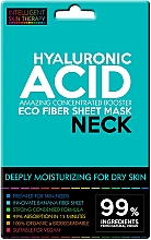 Düfte, Parfümerie und Kosmetik Intensiv feuchtigkeitsspendende Tuchmaske für den Hals mit Hyaluronsäure - Beauty Face IST Extremely Moisturizing Booster Neck Mask Hyaluronic Acid