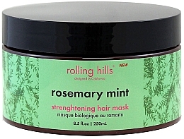 Düfte, Parfümerie und Kosmetik Stärkende Haarmaske Rosmarin-Minze - Rolling Hills Rosemary Mint Strenghtening Hair Mask