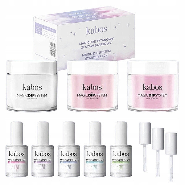 Nagelset, 11 Produkte - Kabos Magic Dip System Lovely Set — Bild N1