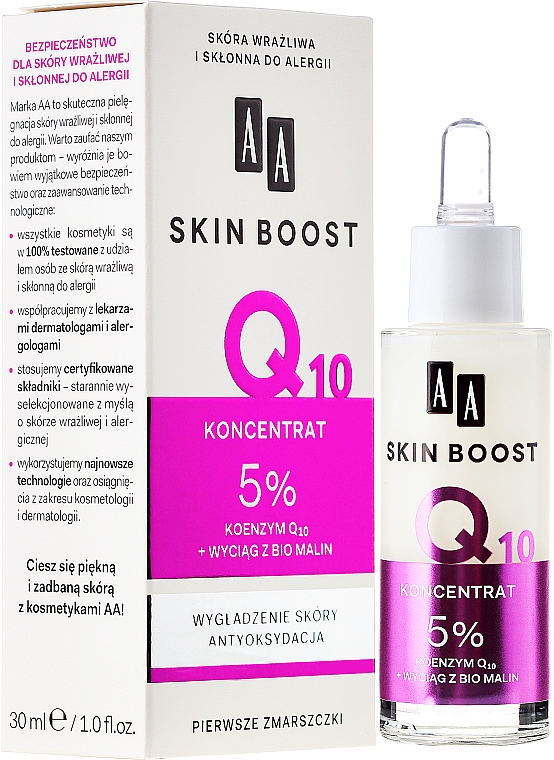 Anti-Aging Gesichtskonzentrat für Männer - AA Skin Boost Q10 Concentrate — Bild N1