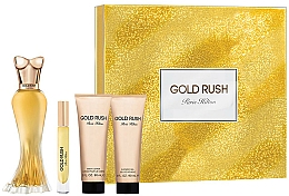 Düfte, Parfümerie und Kosmetik Paris Hilton Gold Rush - Duftset (Eau de Parfum 100ml + Eau de Parfum (mini) 6ml + Duschgel 90ml + Körperlotion 90ml)