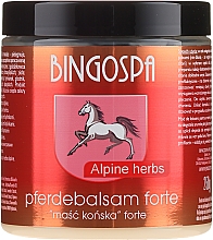Düfte, Parfümerie und Kosmetik Pferdebalsam mit alpinen Kräutern - BingoSpa Ointment Horse With Alpine Herbs