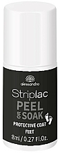Düfte, Parfümerie und Kosmetik Nagellack - Alessandro International Striplac Peel or Soak Protective Coat Feet