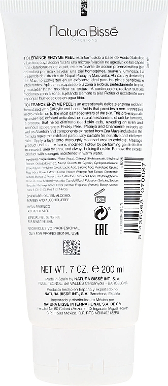 Enzym-Gesichtspeeling für empfindliche Haut - Natura Bisse NB Ceutical Tolerance Enzyme Peel — Bild N2