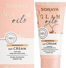 Feuchtigkeitsspendende Tagescreme für trockene Haut - Soraya Glam Oils Nourishing Day Cream — Bild N2