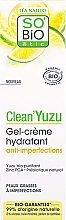 Feuchtigkeitsspendendes Gesichtscreme-Gel - So'Bio Etic Clean'Yuzu Anti-Imperfection Hydrating Gel-Cream — Bild N1