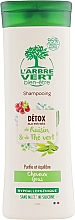 Düfte, Parfümerie und Kosmetik Detox-Shampoo für fettiges Haar mit Trauben- und Grüntee-Extrakten - L'Arbre Vert Detox Shampoo