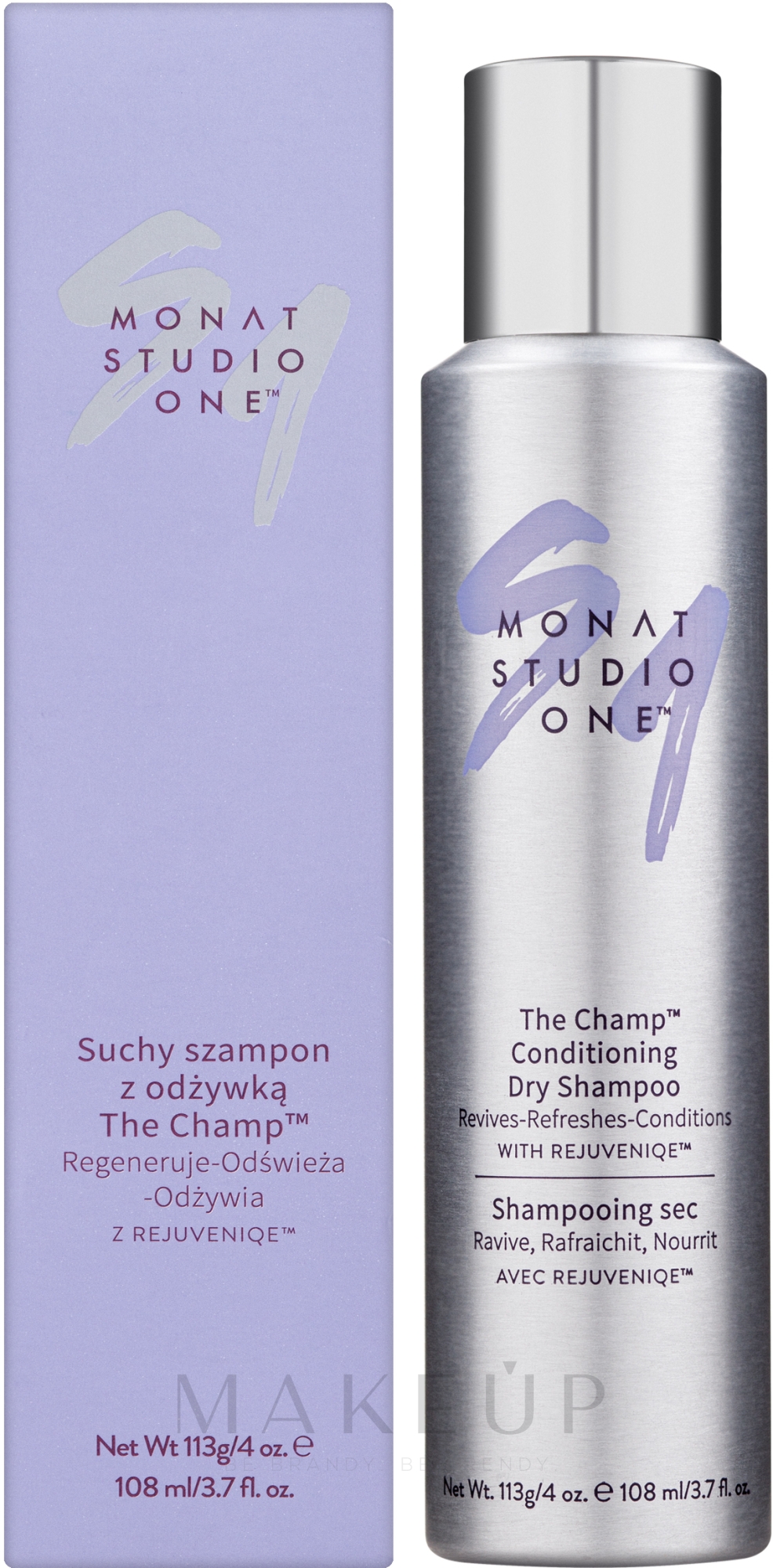 Erfrischendes trockenes Shampoo und Conditioner für alle Haartypen - Monat Studio One The Champ Conditioning Dry Shampoo — Bild 108 ml