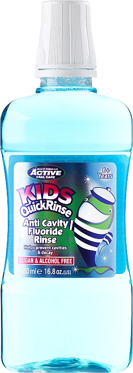Mundwasser für Kinder 6-12 Jahren - Beauty Formulas Active Oral Care Quick Rinse