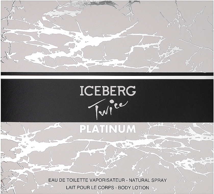 Iceberg Twice Platinum - Duftset (Eau de Toilette /125 ml + Körperlotion /100 ml)  — Bild N1