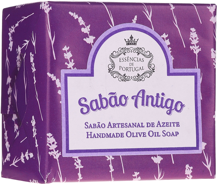 Handgemachte Naturseife mit Olivenöl und Lavendel Zweig - Essencias De Portugal Tradition Handmade Olive Oil Soap — Bild N1